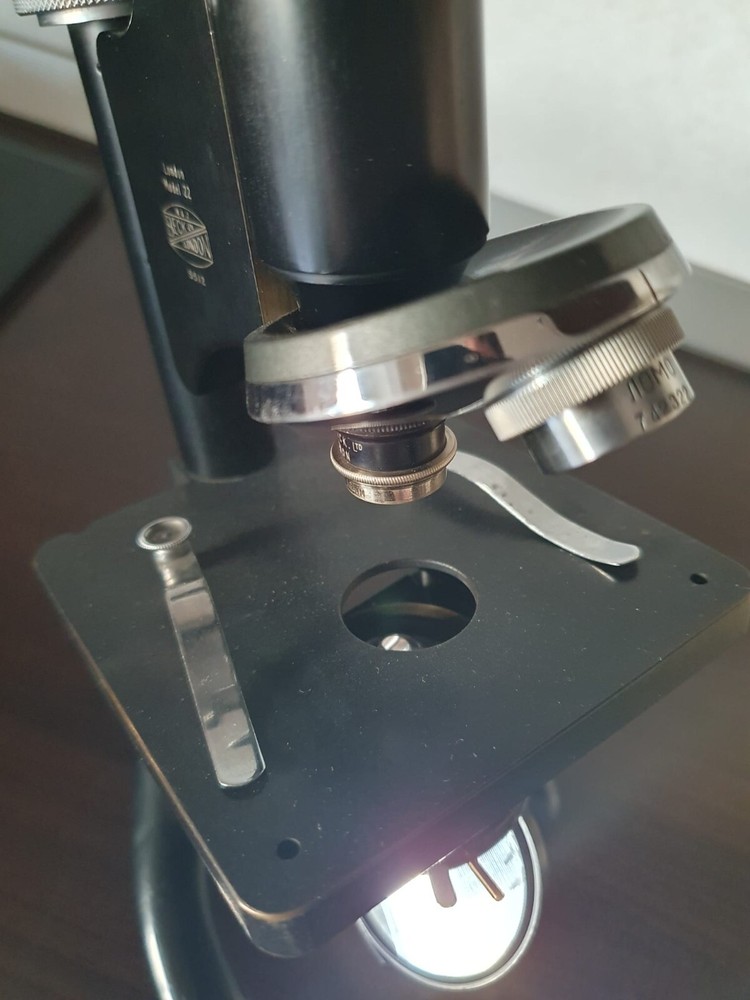 Antique R&J Beck microscope