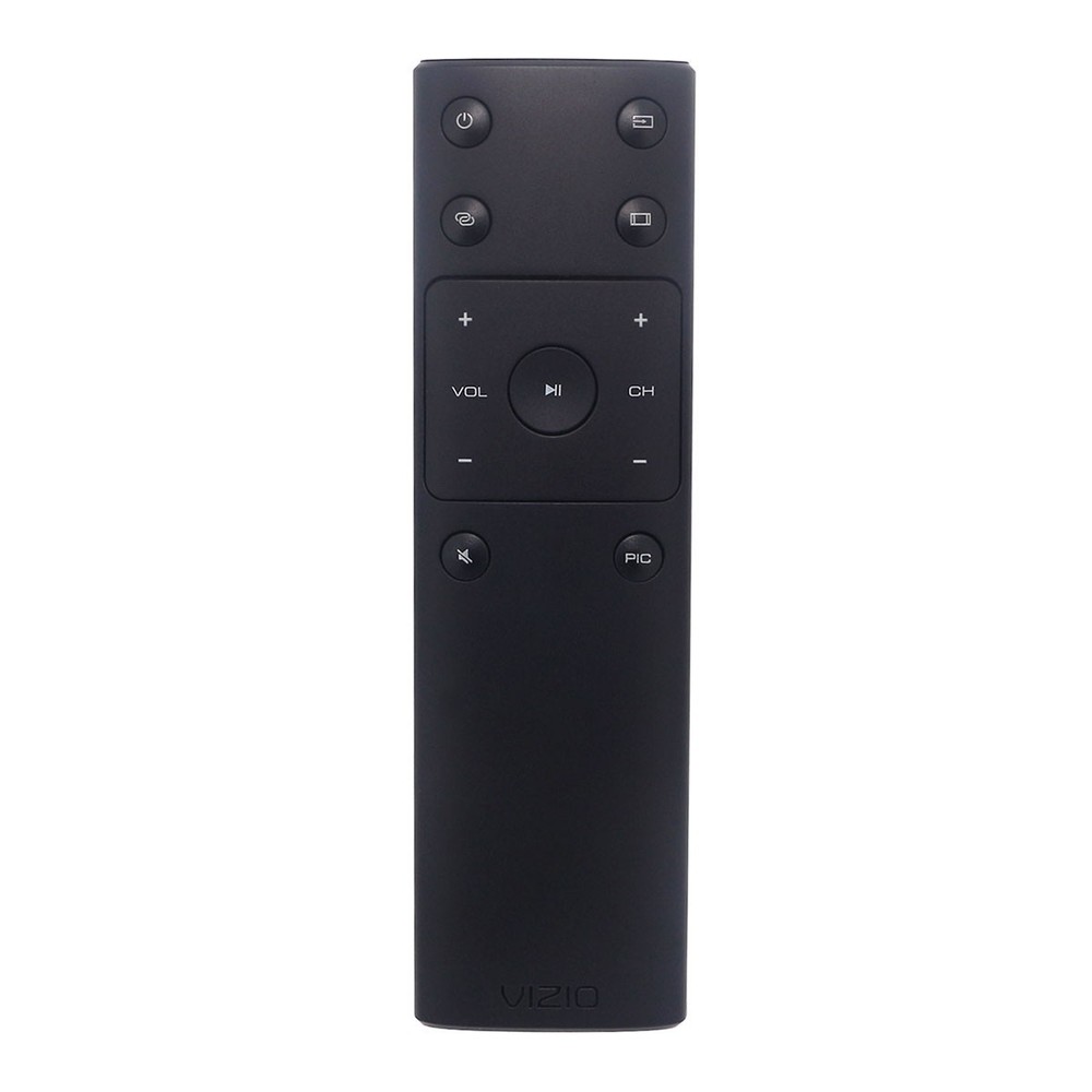 Vizio Compact Remote Control | Basic Functionality | No Smart App Buttons | Used