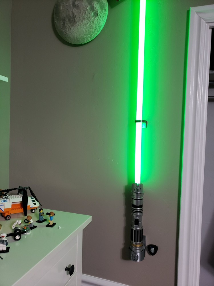 (Black) Lightsaber Vertical Holder Wall Mount Display