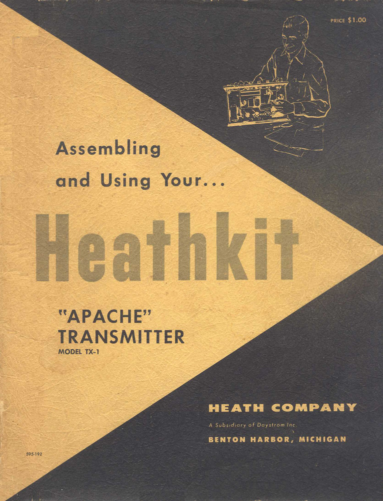 Heathkit Apache Transmitter Model TX-1 Assembly Manual: 112 Pages