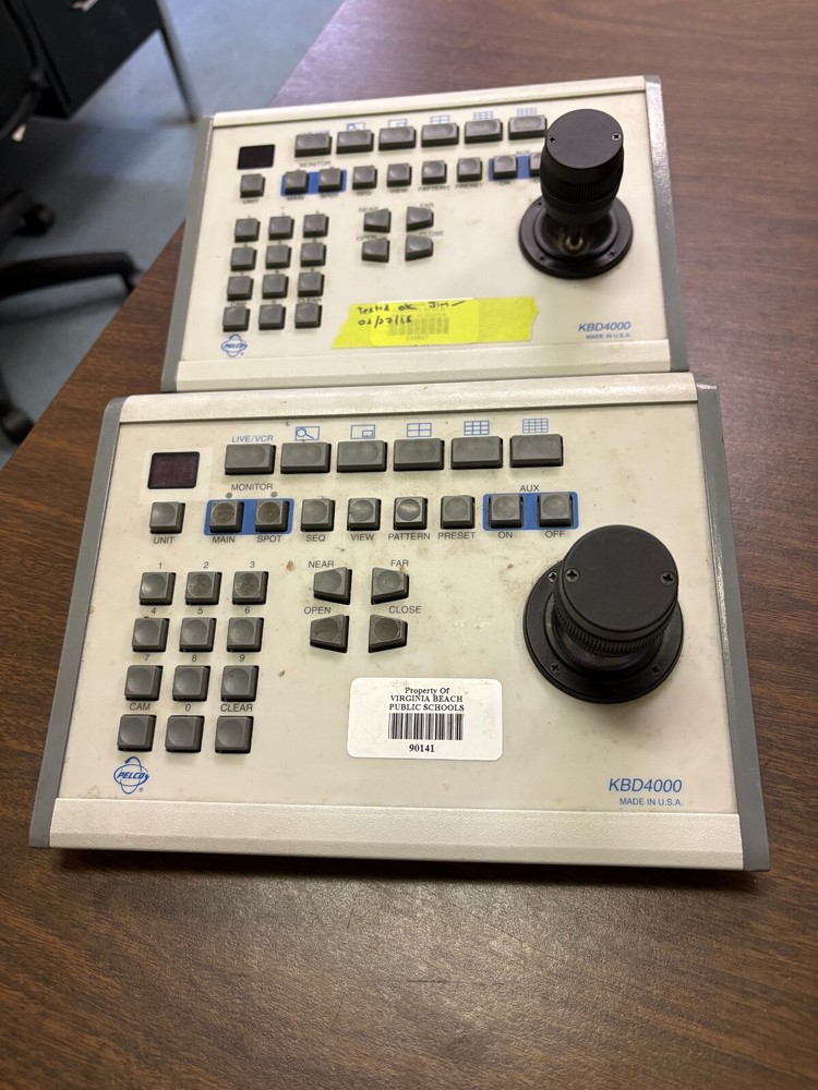 Pelco KBD4000 Multiplexer Keyboard Controller with Joystick
