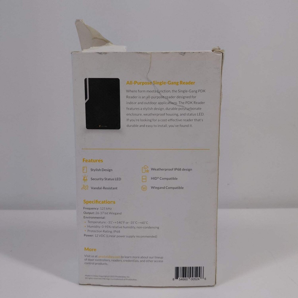New PDK Standard Reader All Purpose Single Gang Reader RDRG