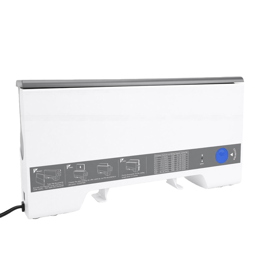 2-Thermal Binding Machine 280 Sheets Capacity Book Binder For A4 A5 Paper