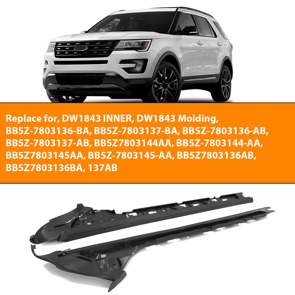 For Ford Explorer 2011-19 Windshield Inner Trim Pillar Molding Right & Left Side