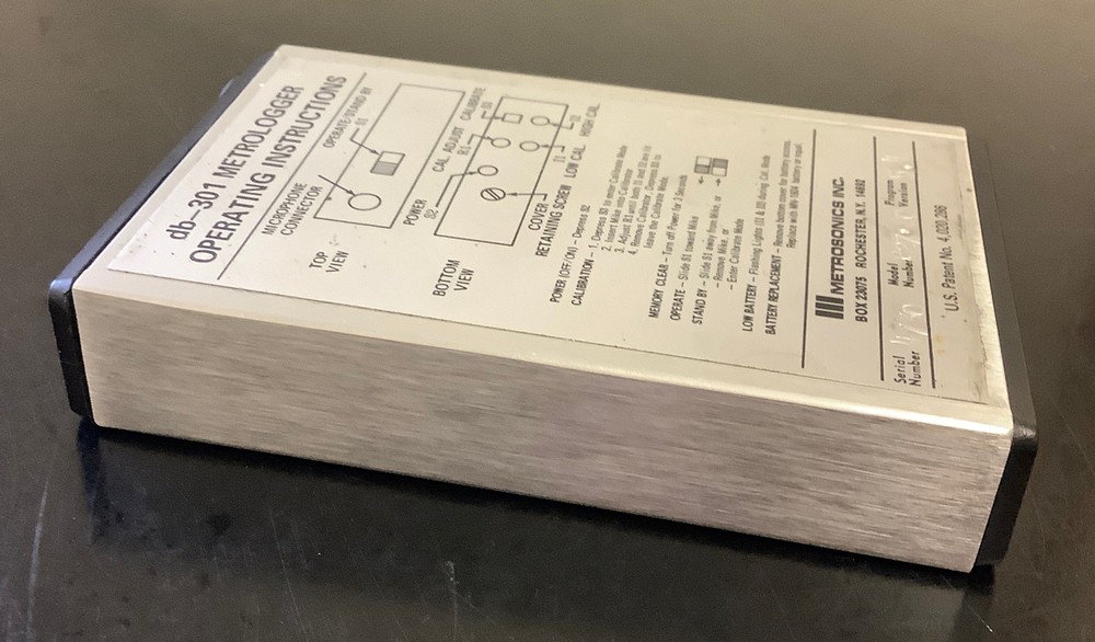 METROSONICS METROLOGGER | MODEL P2780