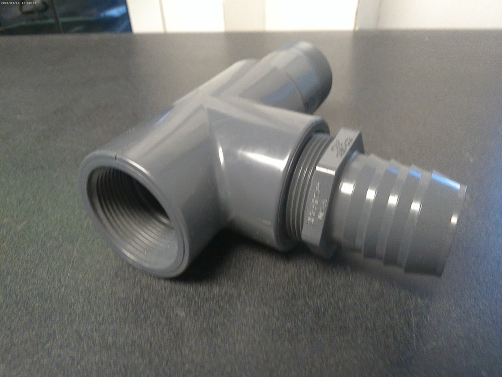 Spears 805-015 PVC 1-1/2'' Tee Assy BIN0322