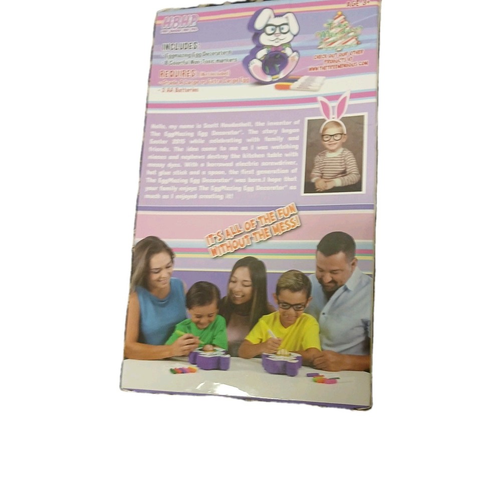 EggMazing Bunny Holly Egg Decorating Kit pre owner