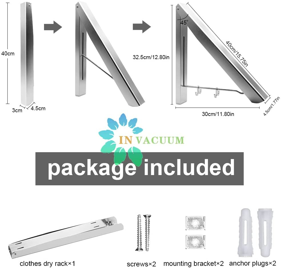 Drying Racks for Laundry Foldable, Retractable Folding Indoor, Aluminium, Home S