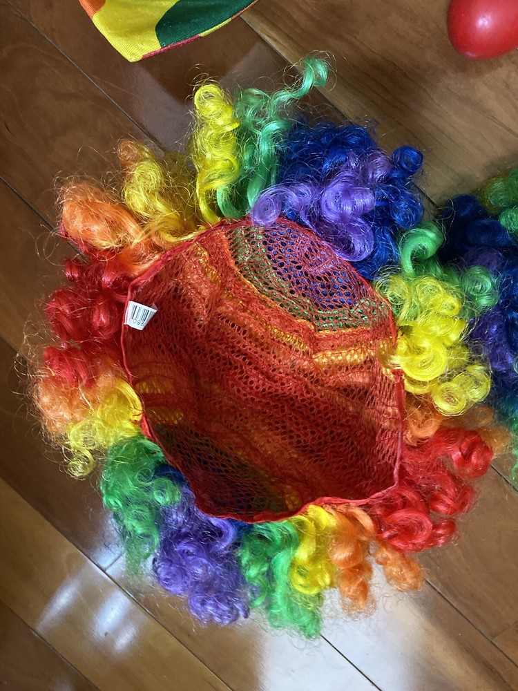 7 Piece Halloween Clown Kit for Adults