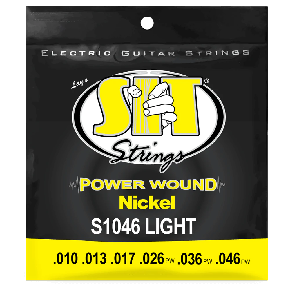 6 Sets! SIT Strings S1046 Light Power Wound Nickel .010-.046