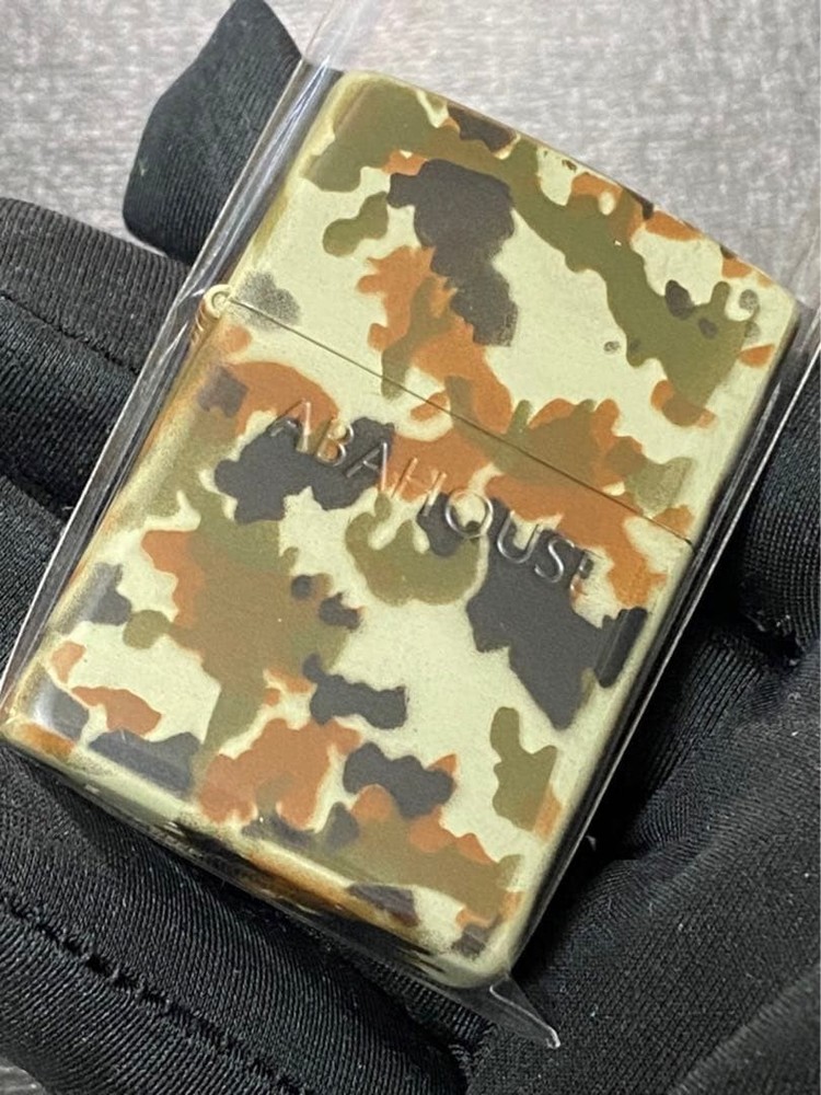 Zippo ABAHOUSE Camouflage Pattern 5 Sided Processing Lighter Regular Japan