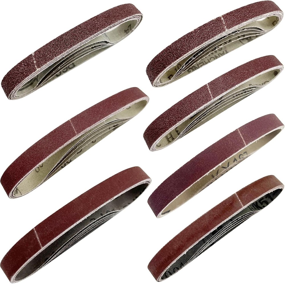 35 Pcs 1/2" x 12" Replacement Sharpening Belt Kit for Official Work Sharp Knife.