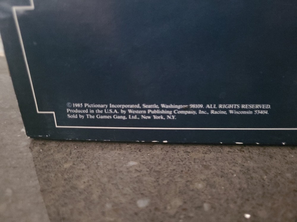 1985 Pictionary Game 1st First Edition Game COMPLETE READ