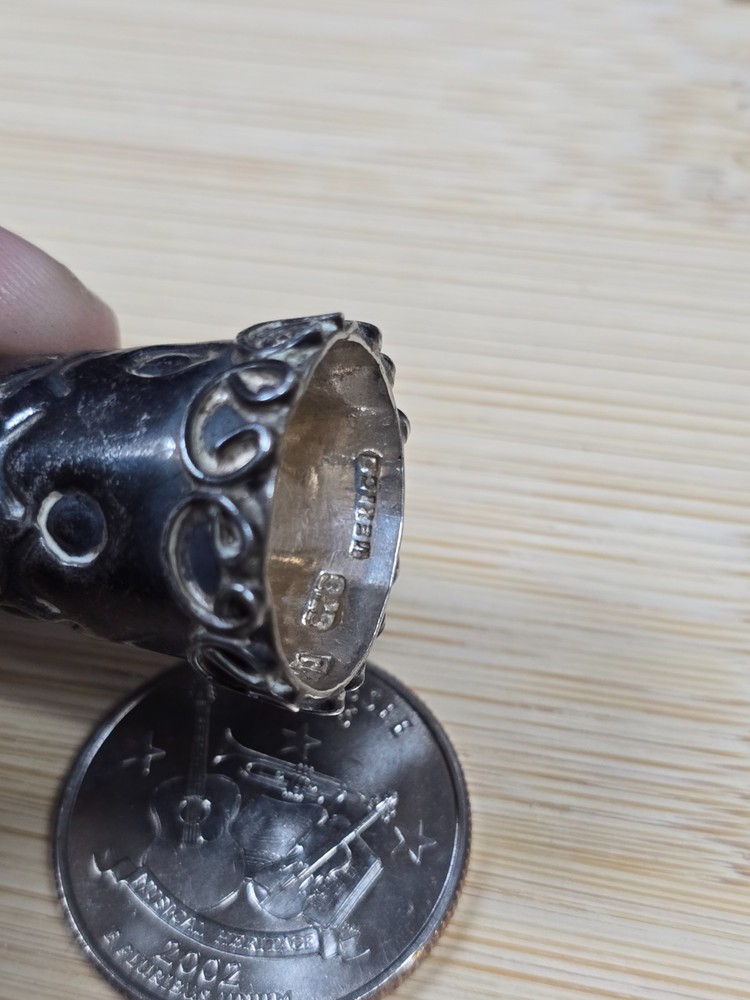 ✨x2 Sterling THIMBLES * .925 Sterling Silver