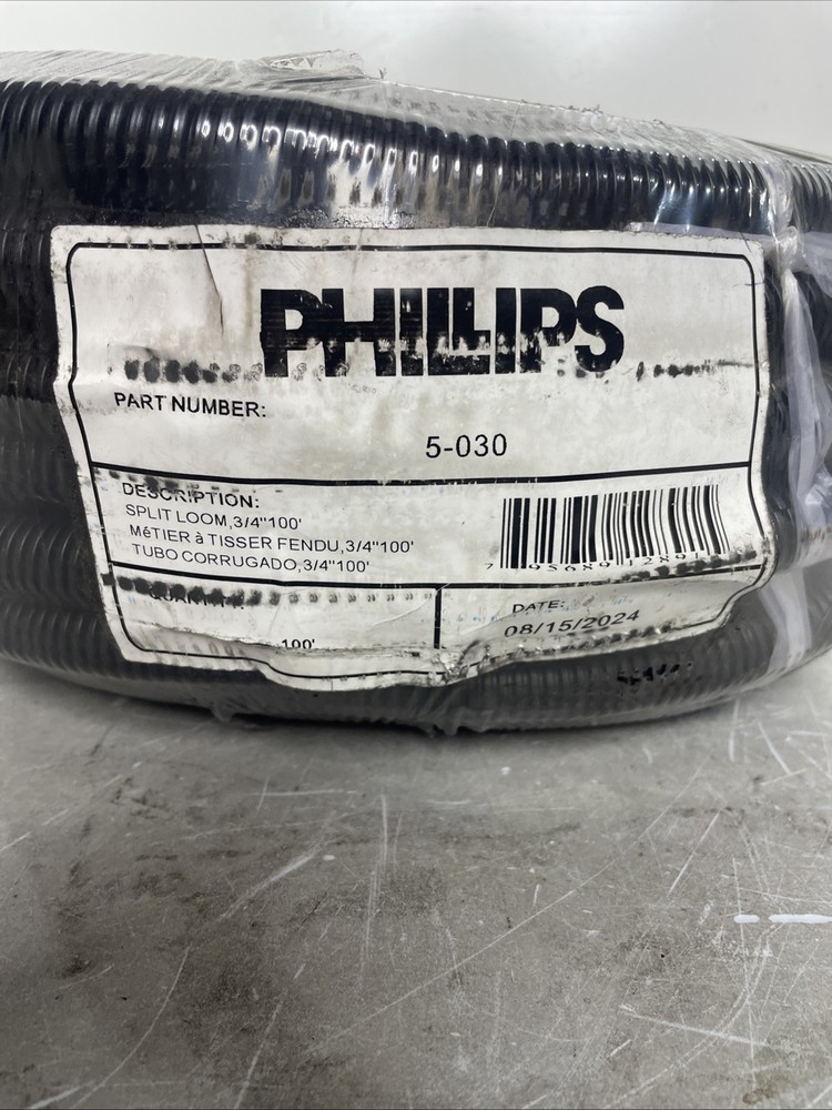 phillips 5-030 split loom 3-4”x100’