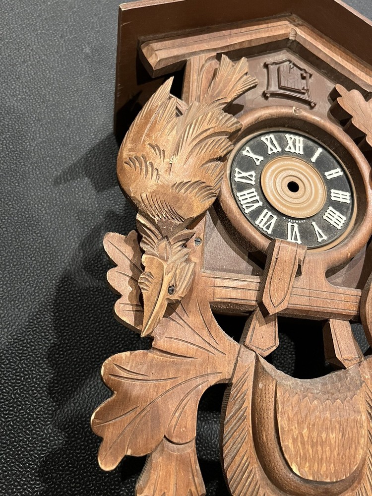 Vintage Cuckoo Clock Wooden Case