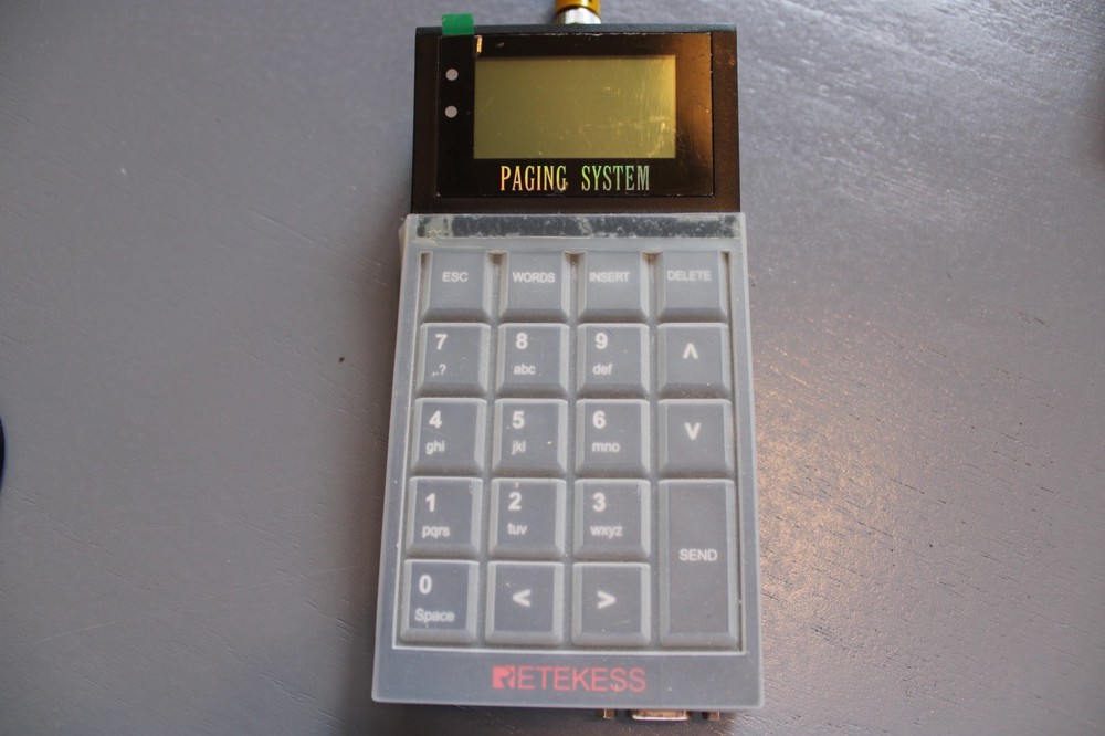 Retekess TD159 Alphanumeric Pager Long Range 10 Pager System