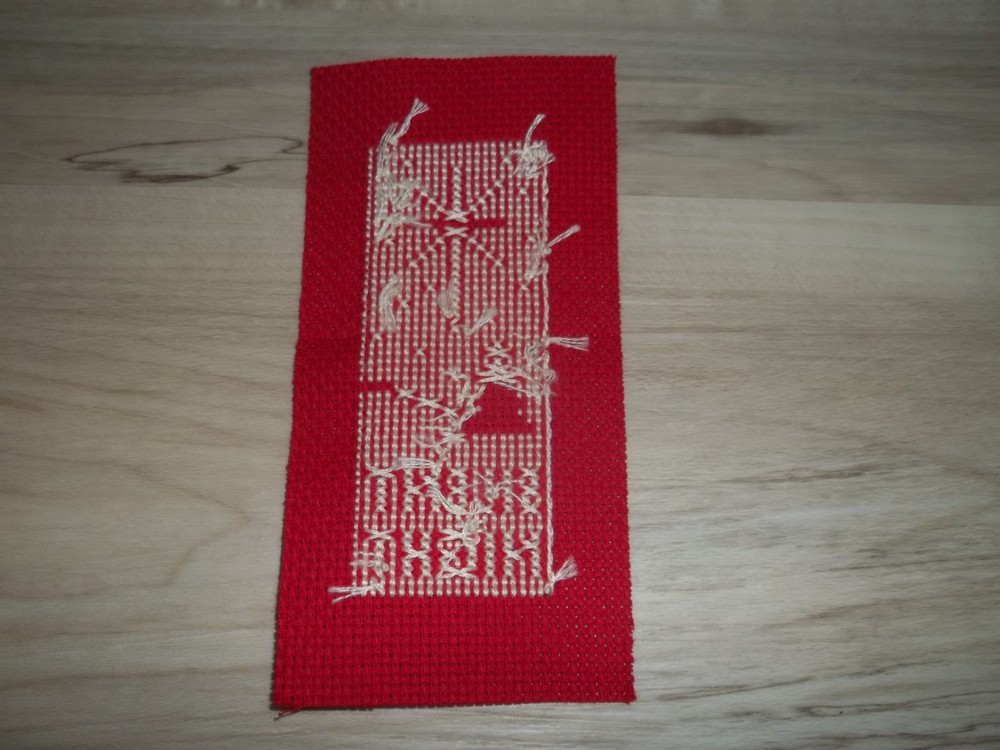 Silent Night Cross Stitch Completed