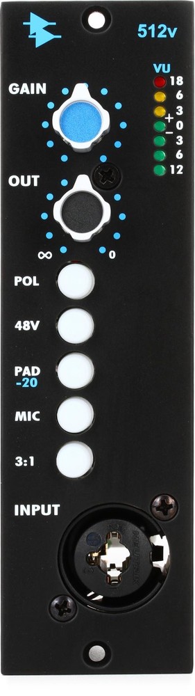 API 512V 500 Series Discrete Microphone Preamp (3-pack) Bundle
