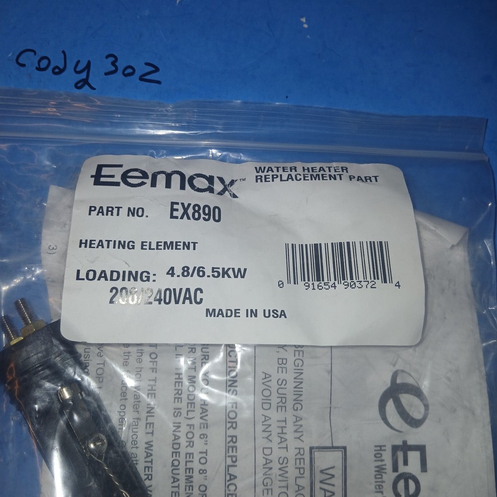 Eemax Ex890Heating Element, 240V