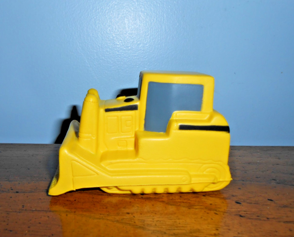 Foam Rubber Toy Bulldozer