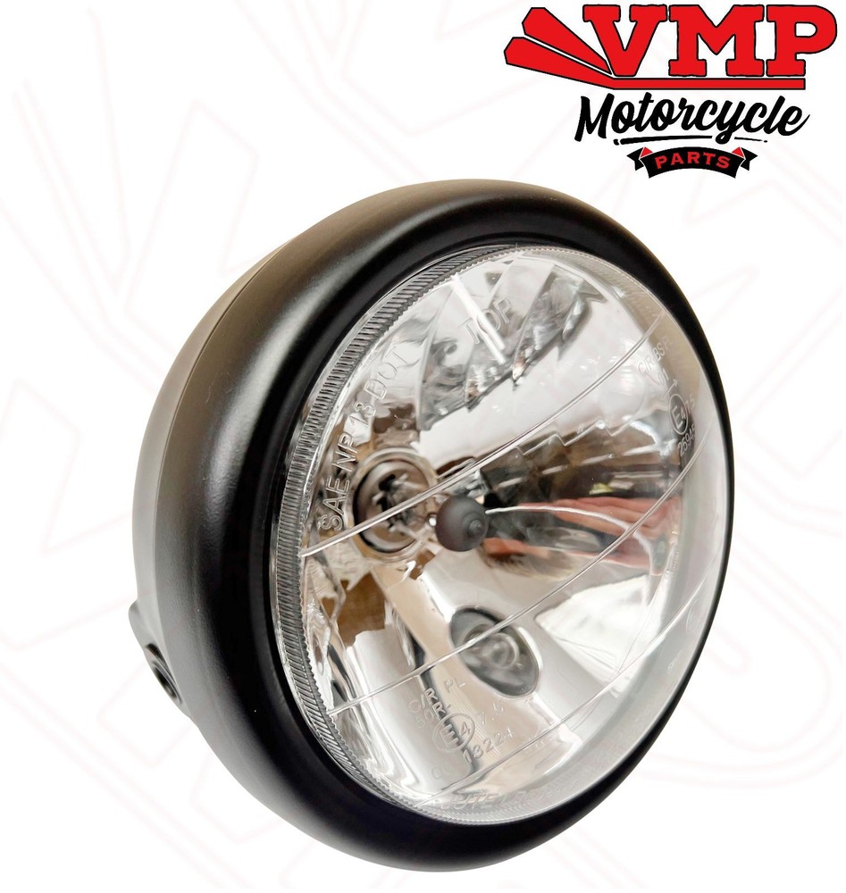 Mutt Mongrel 125 EU5 21-25 Front Headlight Light Lens Assembly Black E Marked