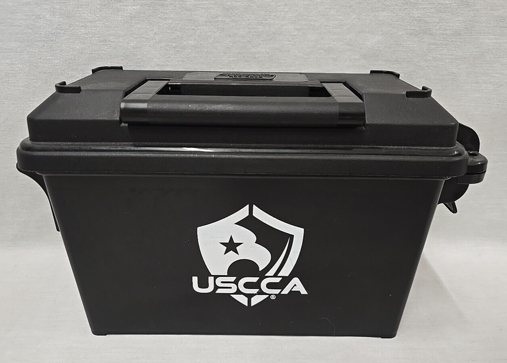 MTM Case-Gard USCCA Ammo Case Gard Plastic Storage Box Black