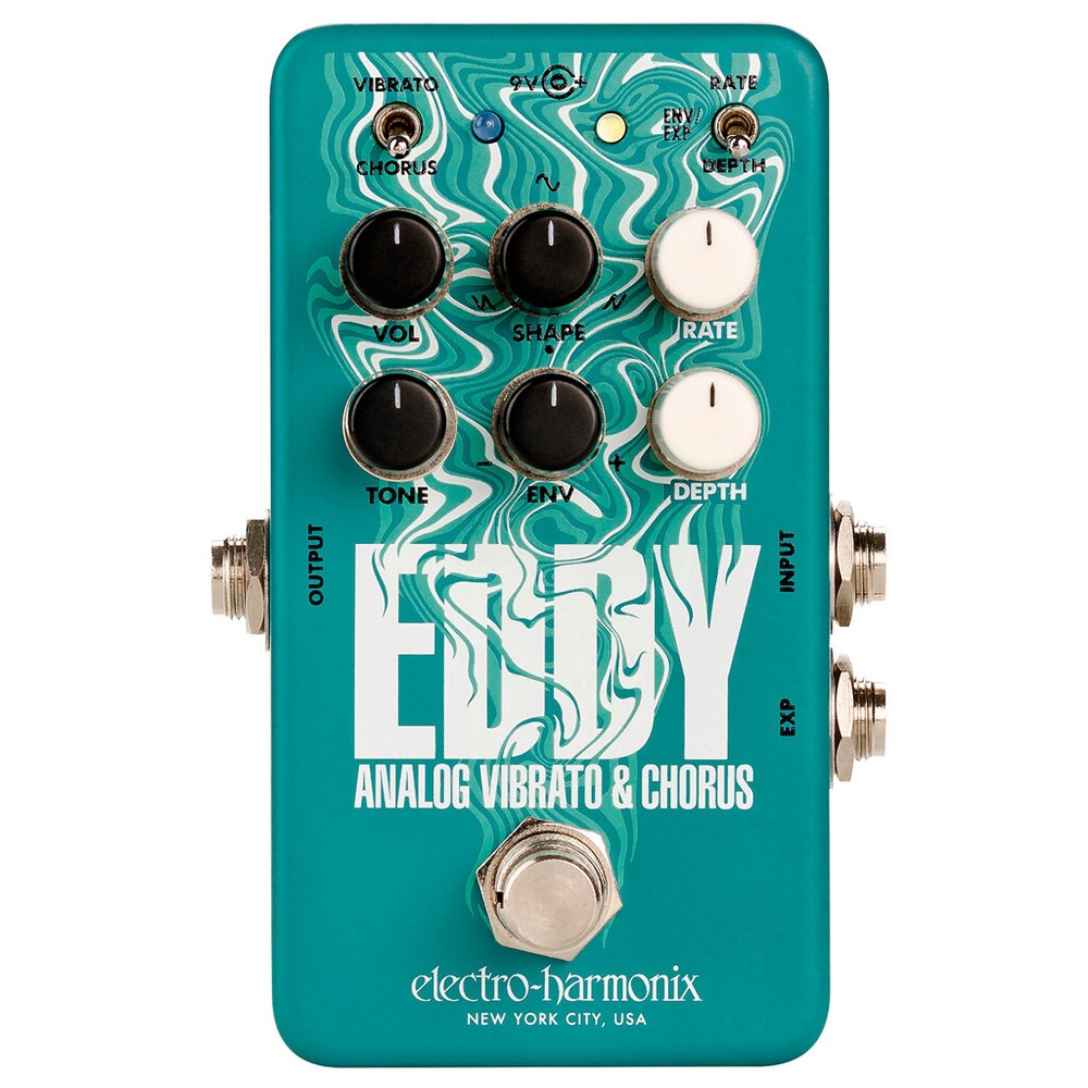 Electro-Harmonix Eddy Chorus Vibrato Effects Pedal w/ Expression