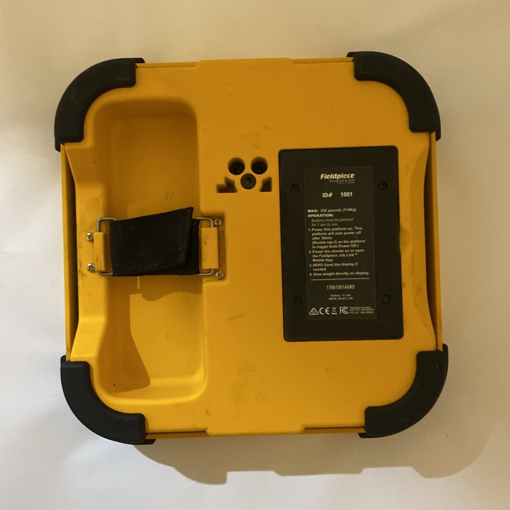 Fieldpiece SRS3 Wireless Refrigerant Scale with Remote Display Tested Working