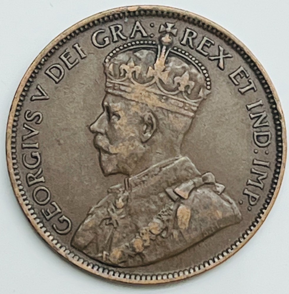 1917 Canada Cent KM# 21 Circulated Condition