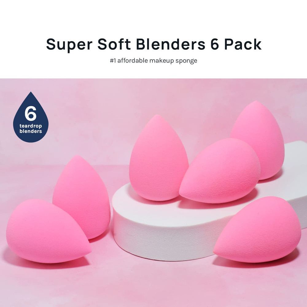 AOA Studio Collection Makeup Sponge - Pack of 6