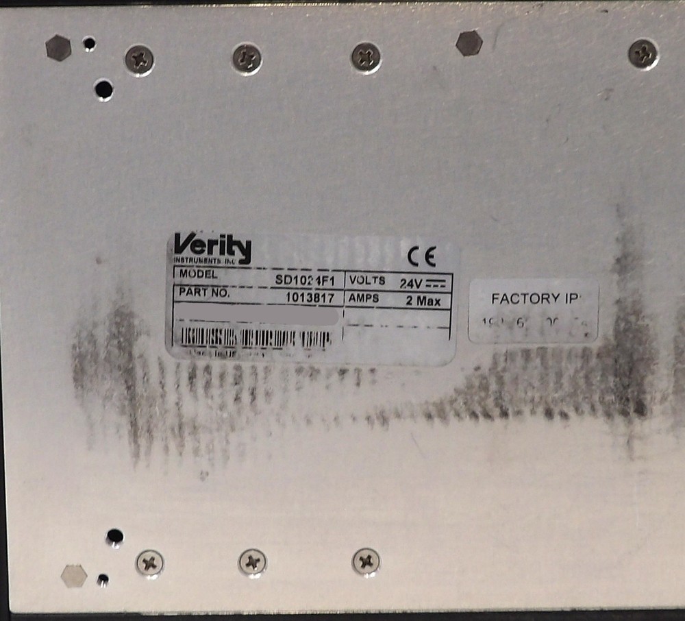 Verity Instruments 1013817 Spectrograph SD1024F1 Working