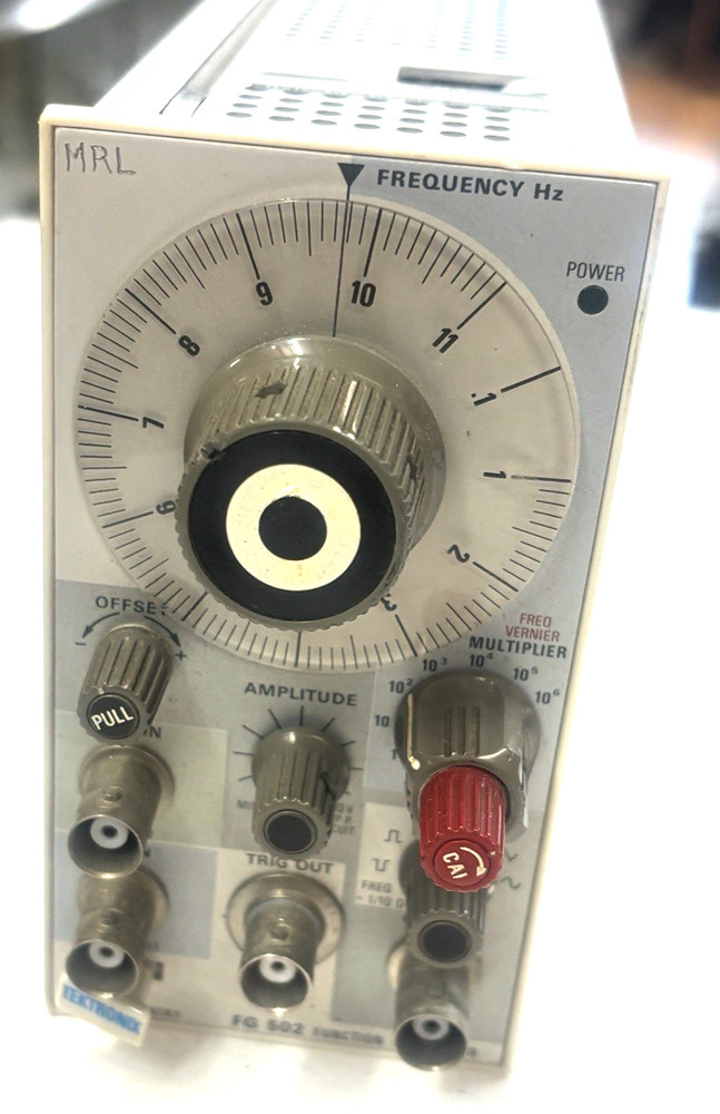 Tektronix FG502 Function Generator - TESTED AND FULLY  WORKING FROM TM503 DECK