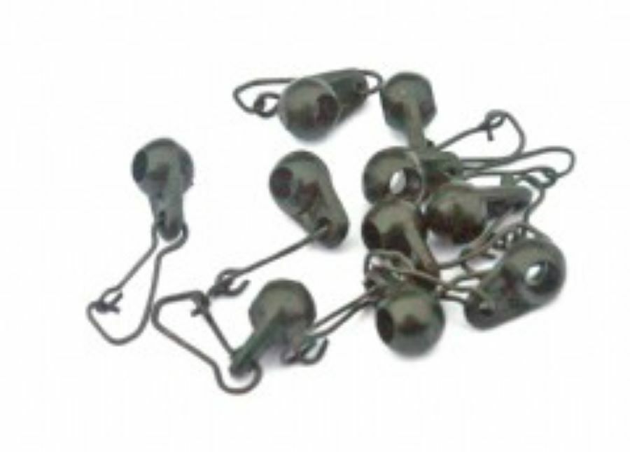 20 Pack Quick Change Black Sliding Running Beads with Snap Link Connector