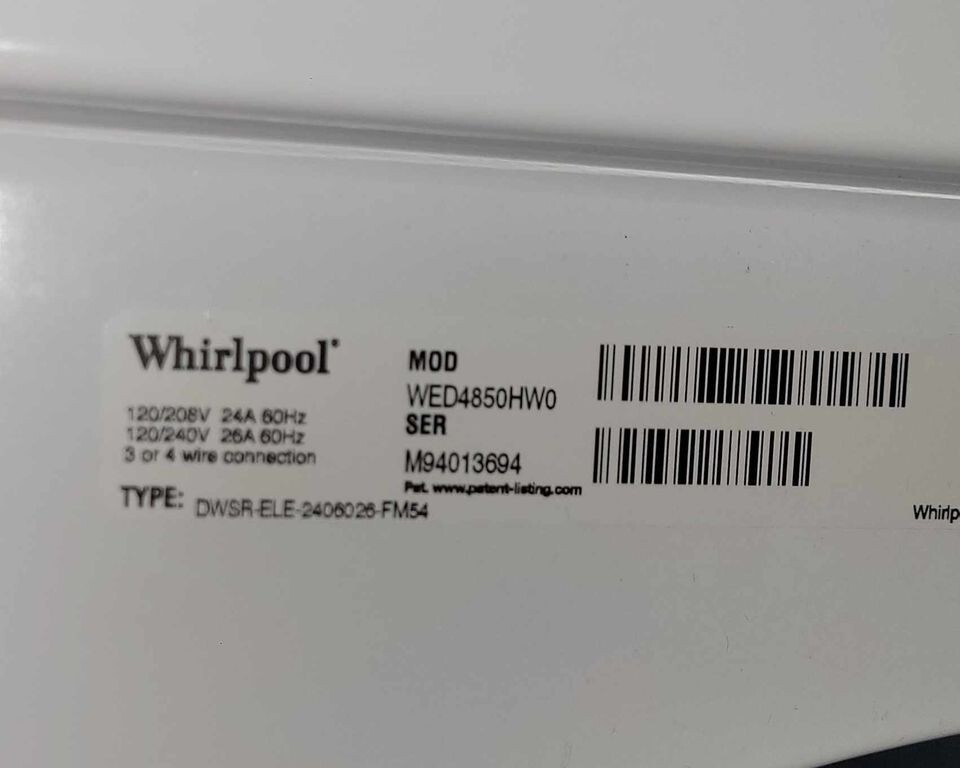 Maytag Dryer WED4850HW0 Pre-Owned