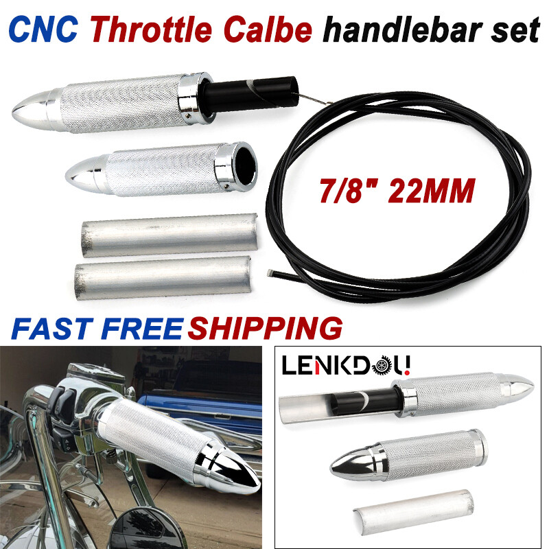 22mm Internal Throttle Controls Handlebar Grips Hidden Control Sleeve Universal