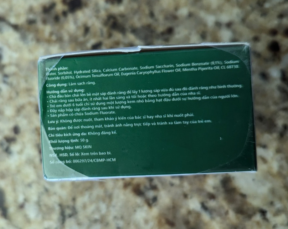 Toothpaste Bright Tooth Wax Skin 50g