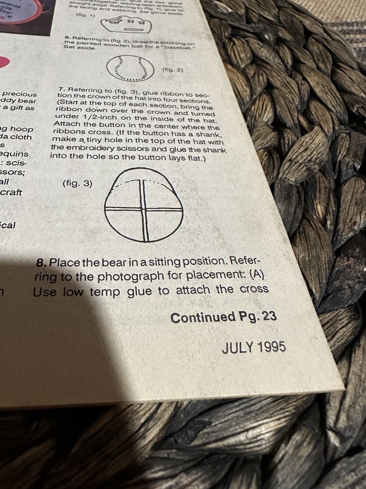 Craft Sampler Christmas In July 1995 Uncut