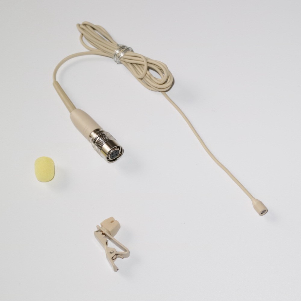 Mini Authentic Clip-On Lavalier Microphone For Audio Technica Wireless Mic Belt