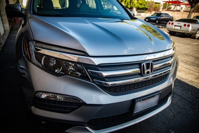 Chrome Delete Vinyl fitting a 2016- 2018 Honda Pilot Grill