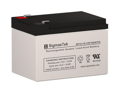 12 Volt 15 Amp Electric Scooter Battery
