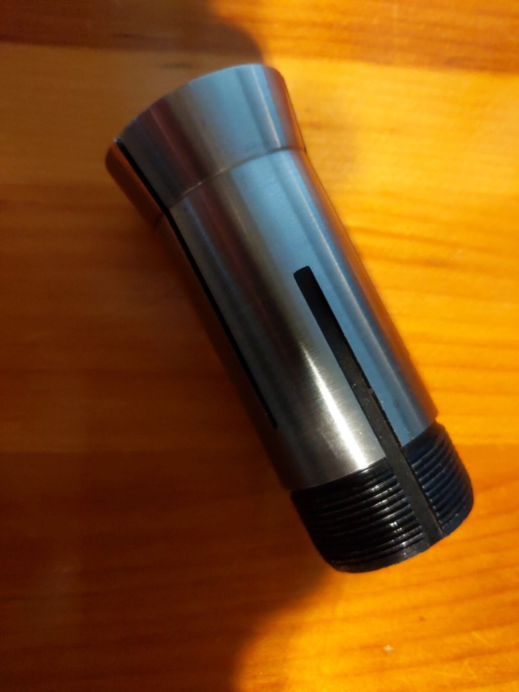 Unmarked 11/16" ROUND 5C Collet w/ Internal Threads