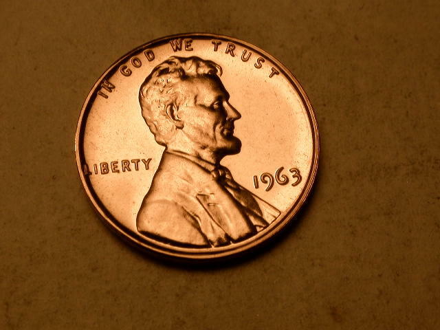 1963 Proof DDR-019 Doubled Die Reverse Ch/Gem Proof Lincoln Cent