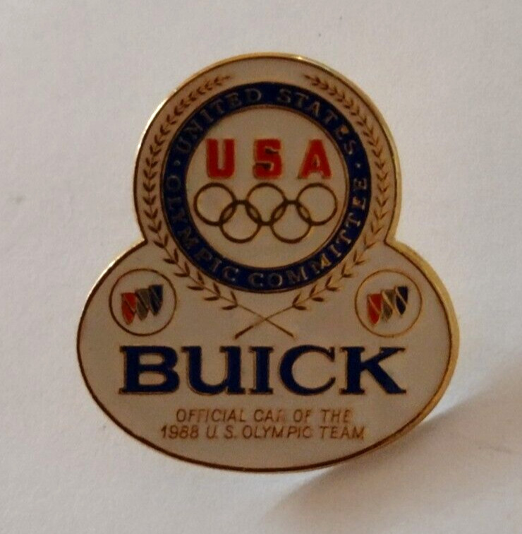 USA Olympics Buick Sponsor Lapel Pin