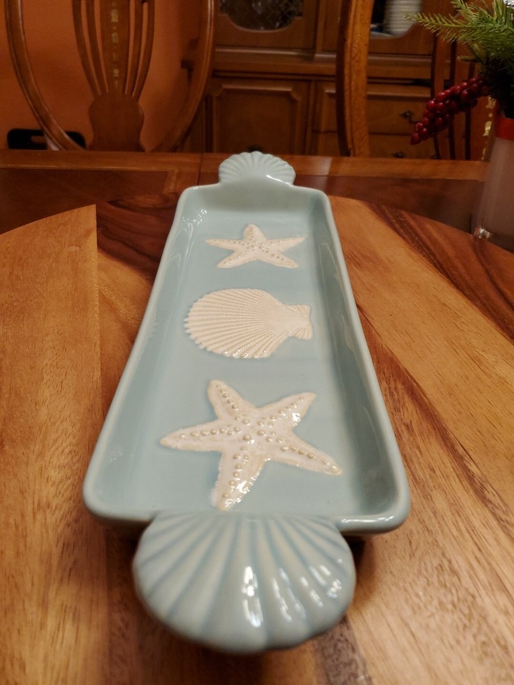 16" Rectangular Treat Tray Shoreline by HOMESTUDIO