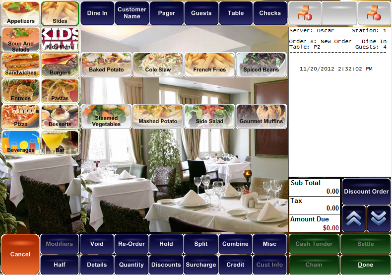 Menu programming service for Aldelo Restaurant Cafe & Pizza POS system software