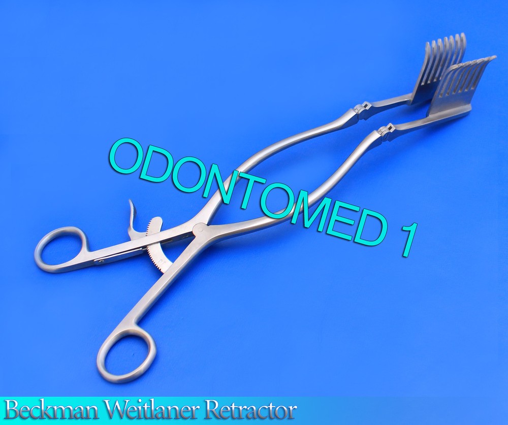 Beckman Weitlaner Retractor 12" 7x7 SHARP Surgical Instruments