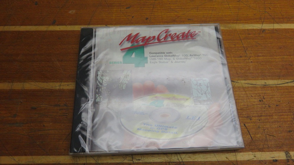 Lowrance LEI 049-0017-22 MapCreate Series 4 Boat Us Database Mapping CD Rom