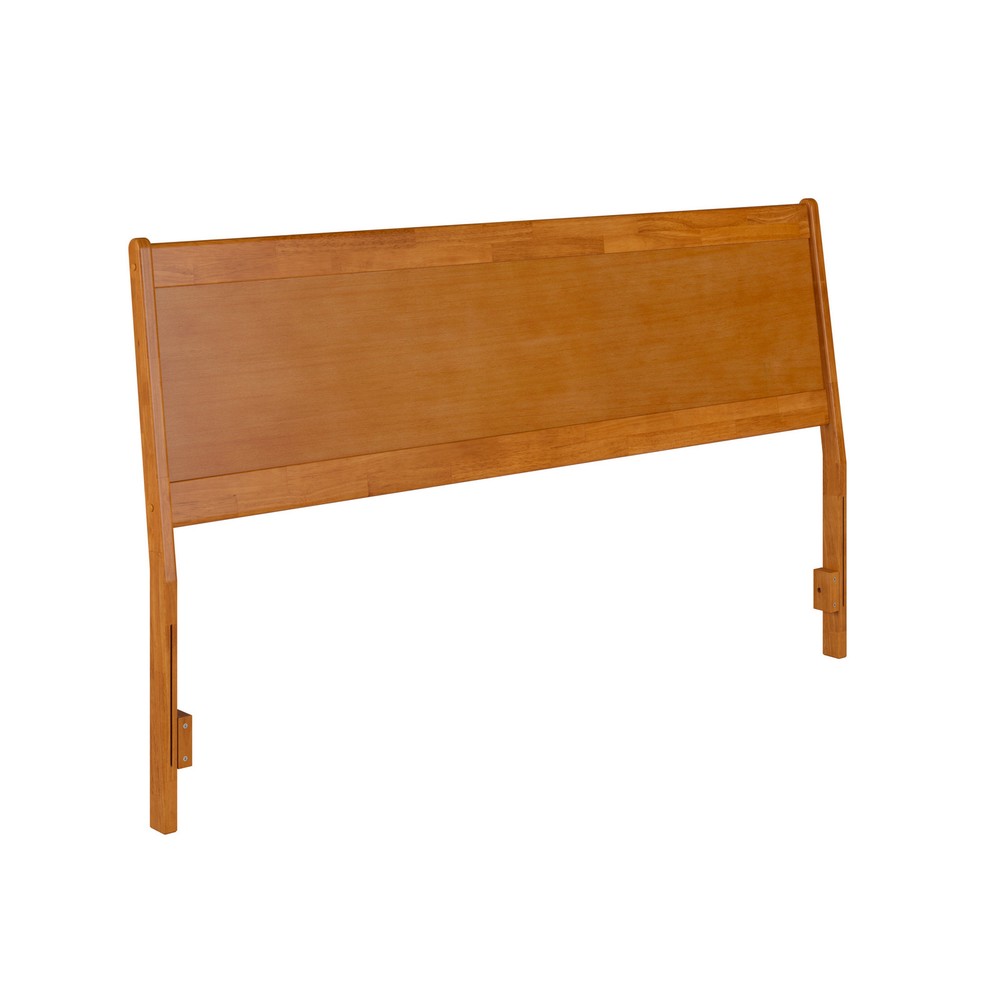 AFI Casanova King Solid Wood Panel Headboard in Light Toffee