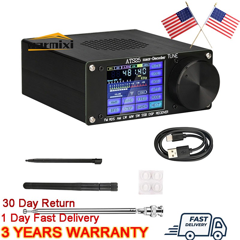 ATS25max-Decoder Si4732 Full Band Radio Receiver DSP SW Official+Activation Code